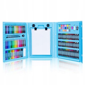 ХУДОЖЕСТВЕННЫЙ НАБОР ДЛЯ РАСКРАСКИ 208 ШТ В ЧЕМОДАНЕ