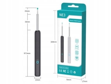 УМНАЯ ОТОСКОПНАЯ КАМЕРА ВОСК ДЛЯ ЧИСТКИ УШЕЙ WIFI HD ПРИЛОЖЕНИЕ ЭНДОСКОП CE