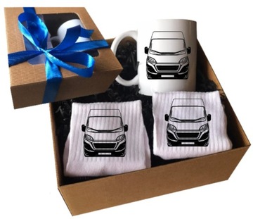 Zestaw prezentowy upominek z kubkiem prezent dla kierowcy auta BUS PEUGEOT