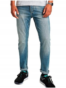 KLASYCZNE JEANSY Jack Jones JASNE NIEBIESKIE 28/32