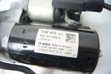 GD SCIROCCO 2.0TDI STARTÉR 02E911024C