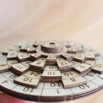 Drewniane puzzle logiczne Łamigłówki