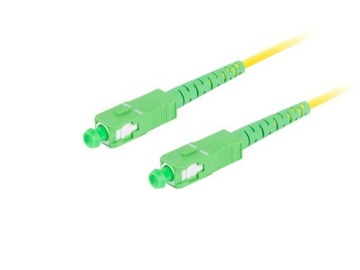 Patchcord światłowodowy Lanberg SM SC/APC-SC/APC SIMPLEX 3.0MM LSZH G657A1