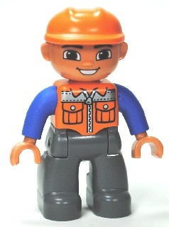 LEGO DUPLO 47394pb156 figurka pan robotnik z 10812