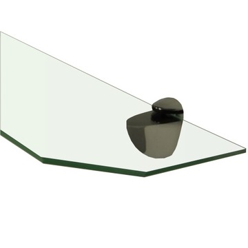 40x10 PÓŁKA SZKLANA PÓŁKI SZKLANE POD LUSTRO 3 kol