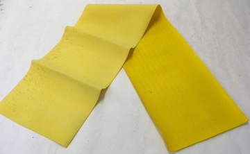 Прочный материал татами, полосы 23 х 117 см. ЖЕЛТЫЙ