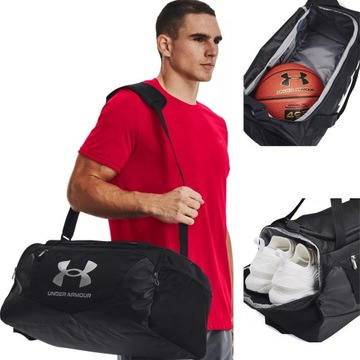 TORBA TRENINGOWA UNDER ARMOUR WODOODPORNA PODRÓŻNA BAGAŻ PODRĘCZNY LOT 40L