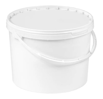 WIADRO pojemnik WIADERKO PLASTIKOWE Z przykrywką 10 L