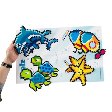 Puzzelki Pixelki Jixelz W Morzu Gigantyczny Motyw