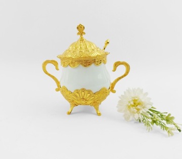 Сахарница ЗОЛОТАЯ Y191
