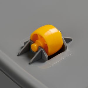 ZAMYKANY POJEMNIK NA KÓŁKACH DO PRZECHOWYWANIA 40L