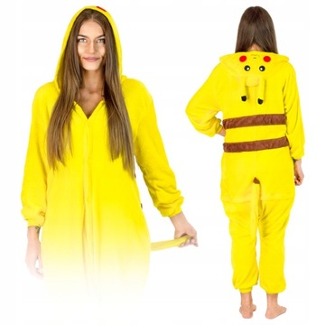 PIKACHU KIGURUMI ONESIE DRES PIŻAMA KOMBINEZON M