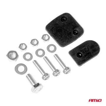 Рожок, звуковой сигнал, фанфары, хром, 12В AMIO-03618