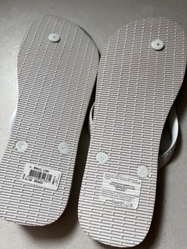 Klapki Japonki Havaianas Brasil r. 43/44 Białe