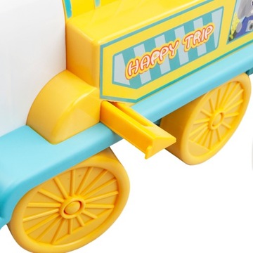 ИНТЕРАКТИВНЫЙ ЛОКОМОТИВНЫЙ ПРИЦЕП RIDE-ON PUSHER СО ЗВУКОВЫМ ПОЕЗДОМ