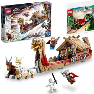 LEGO SUPER HEROES KOZIA ŁÓDŹ ZESTAW 76208 MARVEL +LEGO 30584 ŚWIĘTA PREZENT