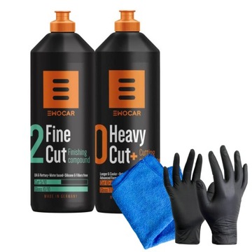 Ewocar Heavy Cut+ 1L + Ewocar Fine Cut 1L - do korekty dwuetapowej