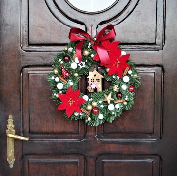 РОЖДЕСТВЕНСКИЙ ВЕНОК, РОЖДЕСТВЕНСКИЙ КРЕМ ДЛЯ ДВЕРИ