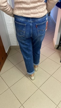 Spodnie Slim Straight High Jeans