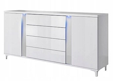 Современный комод MARCO 180 / 2 цвета LED глянец!