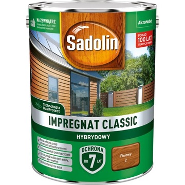 SADOLIN Impregnat classic hybrydowy piniowy 0,75l
