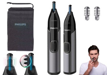 TRYMER DO NOSA BRWI USZU PHILIPS GOLARKA + ETUI