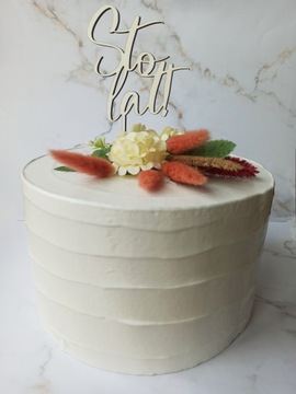 Топпер для торта из фанеры 