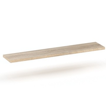 PÓŁKA ŚCIENNA WISZĄCA 80CM DĄB SONOMA WKRĘT
