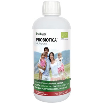 PROBIOTICA 500ML PROBIOTYK EKOLOGICZNA MIESZANKA 18 ZIÓŁ I SOKÓW PROBIOTICS