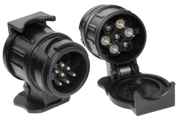 Reduktor adapter gniazda haka przyczepy 13/7 pinów