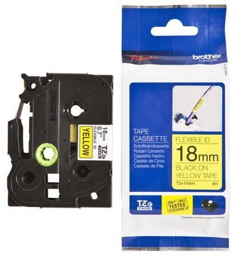 Лента BROTHER Черная TZe-FX641