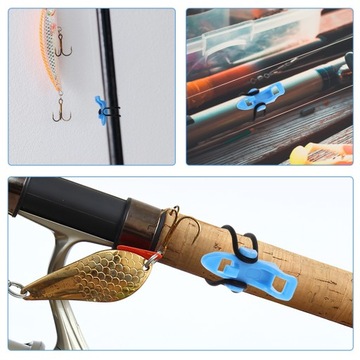 НАБОР КРЮЧКОВ ДЛЯ ПРИМАНКИ ДЕРЖАТЕЛЬ РЫБАЛОЧНОГО КРЮКА АКСЕССУАРЫ ДЛЯ РЫБАЛКИ