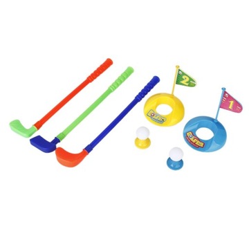 Zestaw wielokolorowych plastikowych zabawek do