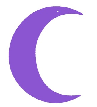 Декор кулон, ажурное украшение ЛУННАЯ НОЧЬ цвета