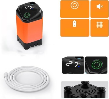 KEMPINGOWY PRYSZNIC TURYSTYCZNY POD NAMIOT 4800MAH PRZENOŚNY NATRYSK POLOWY