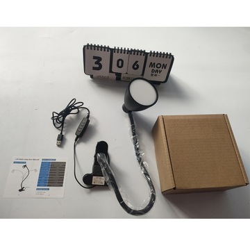 ЗАЖИМНАЯ СВЕТОДИОДНАЯ ЛАМПА ДЛЯ ЧТЕНИЯ НА ПРИСТОЛЕ ДЛЯ СПАЛЬНИ