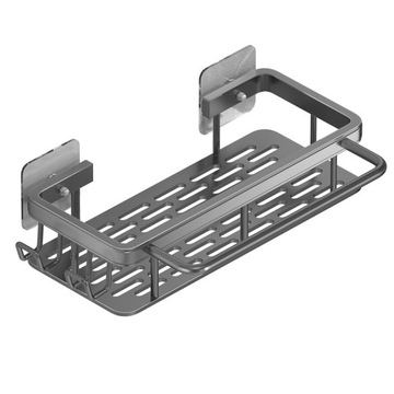 PÓŁKA ŁAZIENKOWA WISZĄCA POD PRYSZNIC szary 1szt