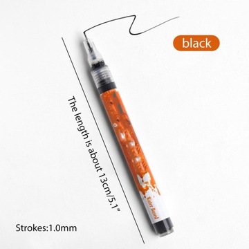Ручка для дизайна ногтей 1 мм быстросохнущая акриловая краска своими руками