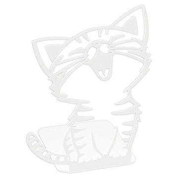 Podpórka podstawka do książek KOTEK kolor biały 16656