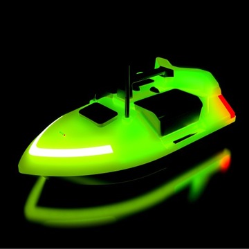 ЛОДКА-приманка V020 ФЛУОРЕСЦЕНТНАЯ 2 АККУМУЛЯТОРА + ЭХОНОНЕР
