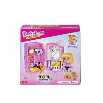 Kookyloos Elle Wardrobe Mini Doll Case