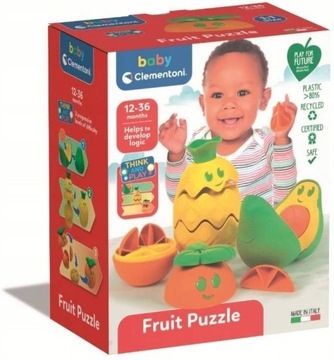 CLEMENTONI BABY Zabawka Logiczna Owoce 17719