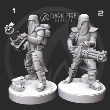 Heavy Republic Winter Troopers model pasuje do gry StarWars Legion 1