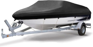 POKROWIEC PLANDEKA NA ŁÓDŹ MOTORÓWKĘ ŁÓDKĘ WODOODPORNA DUŻA OSŁONA 530x290