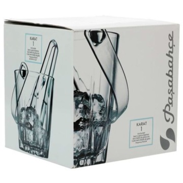 PASABAHCE ВЕДРО КОНТЕЙНЕР ДЛЯ ЛЬДА + ЩИПЦЫ 0,8л