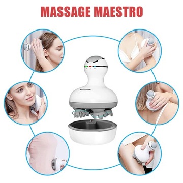 ELEKTRYCZNY MASAŻER WIBRACYJNY DO SKÓRY GŁOWY