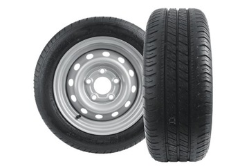 Komplet dwóch kół wzmacnianych do przyczepy 195/50 R13C 5.5Jx13 5x112 ET:30