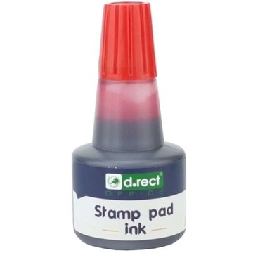 TUSZ do STEMPLI pigmentowy CZERWONY butelka 25ml