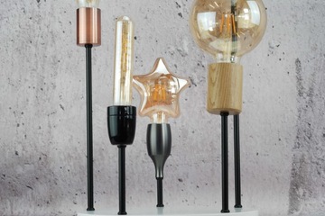 Черная трубка с резьбой для лампы, сделай сам, соска-чердак в стиле ретро M10x1, расстояние 18 см