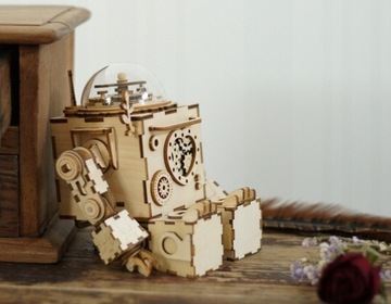 Robotime 3D деревянный пазл DIY набор в стиле стимпанк